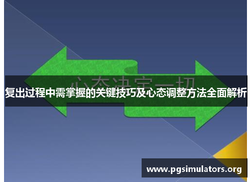 复出过程中需掌握的关键技巧及心态调整方法全面解析 复出过程中需掌握的关键技巧及心态调整方法全面解析